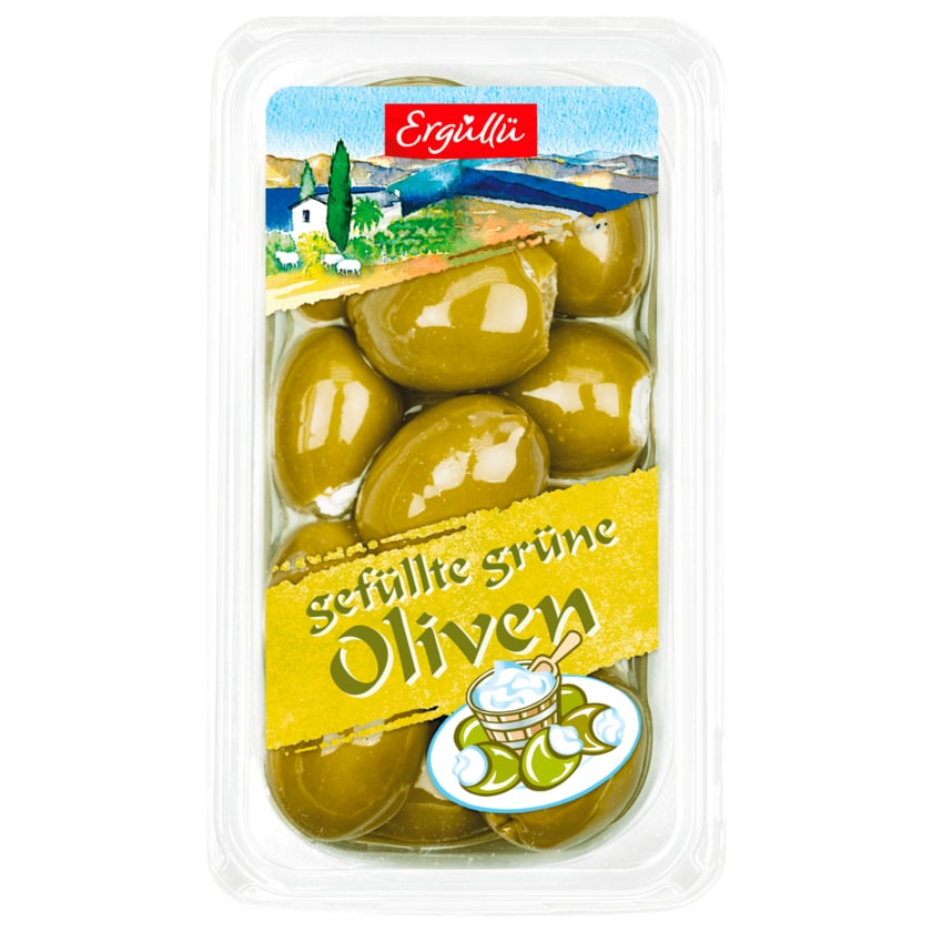 Ergüllü Gefüllte grüne Oliven 200g